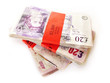 Bundles of cash
