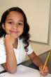Young Girl at Her School