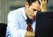 Businessman and computer