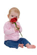Beautiful Baby and Rose Beautiful Baby and Rose