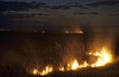 steppe fire in Kazakhstan
