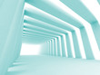 Turn of the shined corridor 