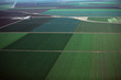 Aerial view of arable farms Aerial view of arable farms