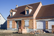 Urbanisme : maison en construction et lotissement Urbanisme : maison en construction et lotissement