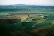 Aerial view of arable farm Aerial view of arable farm