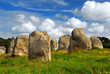 Prehistoric megalithic monuments in Carnac area in France Prehistoric megalithic monuments in Carnac area in France