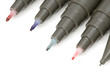 object on white - colored soft-tip pen object on white - colored soft-tip pen