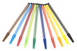 object on white - colored soft-tip pen object on white - colored soft-tip pen