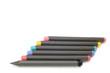 object on white - colored soft-tip pen object on white - colored soft-tip pen