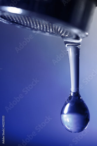 Photo: Drop from a dirty tap Drop from a dirty tap