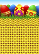 Vector Easter Eggs and Basket