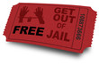 Free get out of jail coupon or ticket