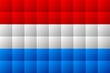 Flag of Luxembourg in red, white and blue