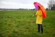 Foto: Frau mit Regenschirm Frau mit Regenschirm