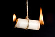 Candle burning on two sides, as a metaphor for burn-out