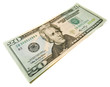 Photo en ligne au meilleur prix 20 dollasr bill. Wide angle view.  Business concept