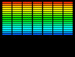 Graphics equalizer bars