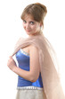pretty young lady in blue dress pretty young lady in blue dress