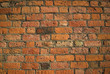 Large mediaeval brick wall