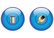 paint bucket and paintbrush icons paint bucket and paintbrush icons