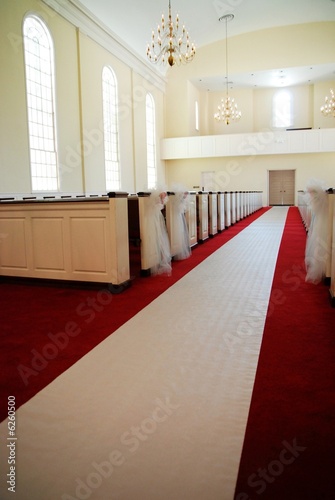 Photo: church aisle of wedding 02 church aisle of wedding 02