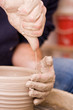 hands of working man