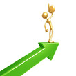 Number One Market Trend Arrow