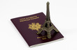 passeport et tour eiffel