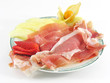Jambon cru et melon Jambon cru et melon