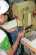 STUD MACHINE FOR DENIM JEANS