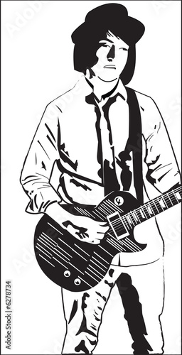 Foto: Man playing guitar Man playing guitar