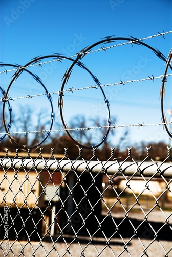 Photo: barbed wire defense 02 barbed wire defense 02
