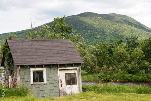 Photo: Shed near mountain Shed near mountain