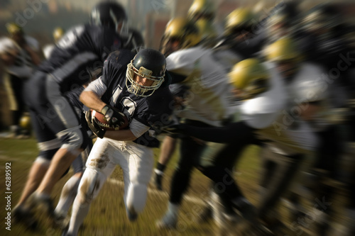 action football américain balle casque rivalité force