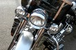Close up of the front of a motorcycle Close up of the front of a motorcycle