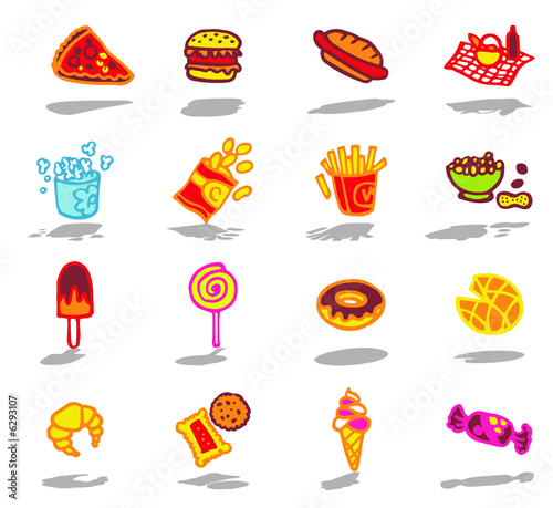 Fast Food Movie on Color Icons Fast Food Nlshop 6293107 Ver Portf Lio