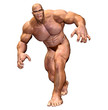 Big man with muscles Big man with muscles