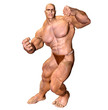 Big man with muscles Big man with muscles