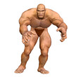 Big man with muscles