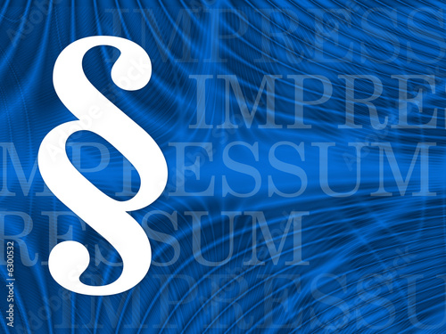 Illustration: Paragraph und Impressum Paragraph und Impressum