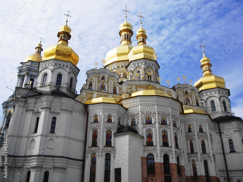 goldene Dächer der Pecherska Lavra in Kiew goldene Dächer der Pecherska Lavra in Kiew