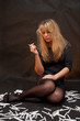 Stress, depression...many cigarettes on the floor...
