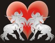 Unicorn and Heart