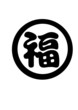 Chinesisches Zeichen "Glück" im Kreis Chinesisches Zeichen "Glück" im Kreis