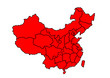 China Landkarte mit Provinzen China Landkarte mit Provinzen