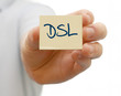 Karte mit DSL Karte mit DSL