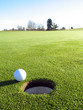 on the green