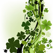 Photo en ligne au meilleur prix design for St. Patrick's Day with four and three leaf clovers