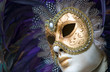 Photo: golden venetian mask golden venetian mask