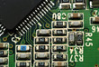 Pictures of boards with several electronic components 